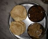 A picture of step 4 of Rava halva.