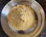 A picture of step 1 of Maize flour dhokla.