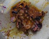 A picture of step 2 of Jamun Rice (tangy flavour).