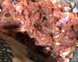 A picture of step 3 of Beef kofta.