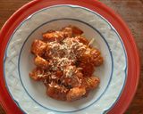Foto del paso 5 de la receta: Gnocchis integrales con salsa de tomate y queso philadelphia