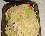 Foto langkah ke 6 dari resep Spaghetti Aglio Olio Salmon.