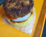 A picture of step 10 of Upma burger.