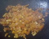 A picture of step 4 of Khate meethe aloo karele.