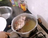 A picture of step 2 of Restaurant Style Chicken Vegetable Corn Soup Recipe 😋.