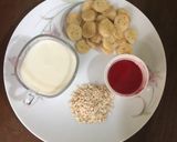 A picture of step 1 of Rose Banana Smoothie.