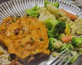A picture of step 7 of Nearly vegan sweet potato shepherds pie.