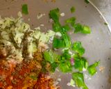 A picture of step 2 of Cabbage- Spring onion Parantha.