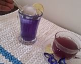 A picture of step 5 of Butterfly pea flower tea.