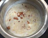 A picture of step 3 of Vermicelli kheer.