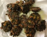 A picture of step 4 of Thankuni Patar Bora (Centella Leaves Pakora / Fritters - Bong style).