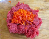 Foto del paso 4 de la receta: Albóndigas de carne con pimiento asado y verduras