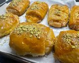 A picture of step 5 of Individual Galaktoboureko.