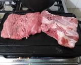 Foto del paso 2 de la receta: Sándwich de Carne desmechada (Philadelphia Steak) con guarnición