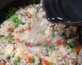 A picture of step 5 of Veg Pulao with seasonal winter Vegetables.