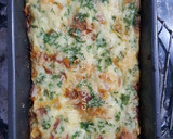 Foto langkah ke 6 dari resep Cheese and beef bread pudding.
