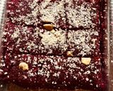 A picture of step 6 of Coconut Dragon Fruit Burphi.