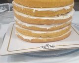 عکس مرحله 2 از دستور کیک روز دختر با تکنیک ابر و بادی🍰