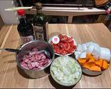 「紅白蘿蔔番茄燉牛腩」簡單美味一鍋好料的食譜步驟1照片