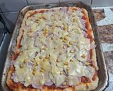 Foto del paso 10 de la receta: Pizza mega crocante con queso mozzarella y paleta,aceitunas