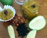 A picture of step 4 of ✡🔴✡KHATTI MEETHI KAREE KI CHUTNEY(raw mango).