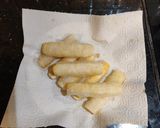 A picture of step 7 of Rice Paper wrapped Paneer Fingers.