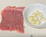 A picture of step 1 of Mozzarellas Pork Balls.