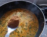 A picture of step 6 of Methi malai paneer.
