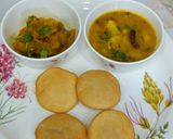 A picture of step 9 of North Indian Breakfast Traditional Thali.
