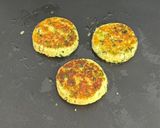 A picture of step 12 of "Cheese-Stuffed Paneer & Sweet Potato Patties".