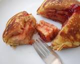 Vanilla flavoured,strawberry jam pancakes recipe step 8 photo