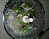 A picture of step 1 of Dum Qeema.