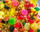 A picture of step 10 of Mutanjan/ zarda.
