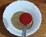 A picture of step 8 of Soya Chunks Capsicum & Onion Curry soyabeena badi ki sabji.
