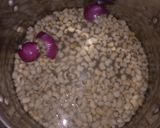 A picture of step 1 of Jollof rice and beans With fried plantain.