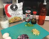 A picture of step 1 of Schezwan Hakka Noodles 🍝.
