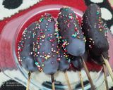 Foto langkah ke 4 dari resep Es Pisang Coklat Tebel.