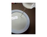A picture of step 9 of Kunun Madara(Milk pudding) beginner friendly with pictures.