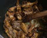 A picture of step 5 of Teriyaki chicken - dry fry.