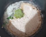 A picture of step 4 of Shegvani (Drumstick bhaji).