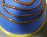 A picture of step 7 of Malt cake with choclate cream cheese frosting #foodies&Friends.