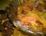 A picture of step 3 of Dry dates n resin ka khatha Mitha murrabba.