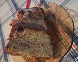 Foto del paso 16 de la receta: Torta deleite con triple rellenos decorada con ganache de chocolate blanco y frambuesas