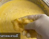 รูปขั้นตอนการทำที่ 3 ของ ขนมเปียกปูนฟักทอง กะทิสด