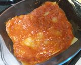 A picture of step 4 of Lasagna.