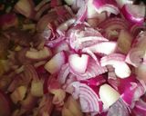 A picture of step 4 of Vegetable Biryani.