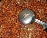 A picture of step 3 of Masala chana chat.