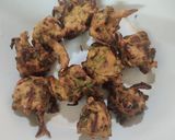 A picture of step 4 of Spinach Pakoda.