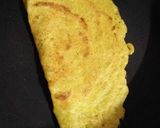 A picture of step 3 of 20 min breakfast vegetable besan cheela.