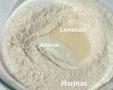 Foto del paso 1 de la receta: Medialunas veganas semi integrales